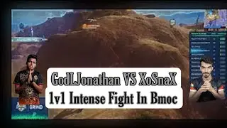 GodLJonathan vs XoSnax | 1v1 Fight In Bmoc | Who will Win ? #bgmi #bmoc #battlegroundsmobileindia