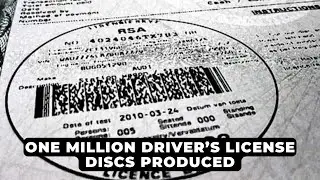 ONE Million driver&rsquo;s license discs produces and delivers | NEWS IN A MINUTE
