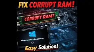 Fix Corrupt RAM | Windows Stuck on Loading? | Easy Solution! (Hindi)