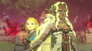 Hyrule Warriors: Age of Imprisonment - Prologue: Follow Rauru and Sonia: Zelda Uses Light Cutscene