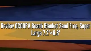 Produktrecension av OCOOPA Strandmatta, Picknickfilt, Extra Stor, 210 X 200 cm, Sandt&auml;t Vattent&auml;t, 4