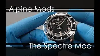 Spectre Seiko Mod Watch by Alpine Mods