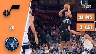 Keyonte George - 43 Points, 6 Three-Pointers, 3 Assists vs Timberwolves - 2025-26 Regular Season