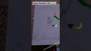 Happy republic day 🇮🇳🇮🇳 pencil drawing tiranga #trending #shorts #art #sketch