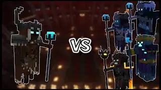Draugr Necromancer VS Goety Necromancer | Minecraft Mob Battle