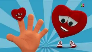 forme dito Famiglia | 3d rima | Canzoni per i capretti | Nursery Rhymes Songs | Shapes Finger Family