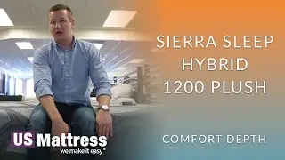 Ashley Sierra Sleep Hybrid 1200 Plush Mattress | Comfort Depth 1