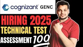 Cognizant Hiring 2025 | Technical Assessment | Cognizant Technical Assessment Mails Out