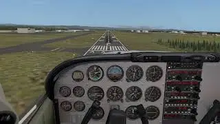 Prepar3D A2A Accu-Sim Cessna 182 Skylane landing in Fairbanks