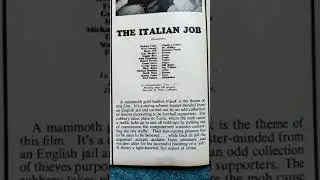 The Italian job Michael Caine film review 1969 article vintage Ephemera