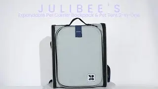 Julibee's Expandable Pet Carrier Backpack & Pet Tent 2 in One