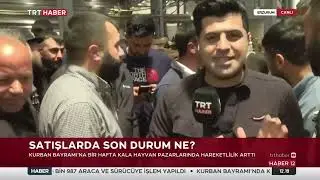 KURBAN PAZARINDA SIKI PAZARLIKLAR YAPILIYOR