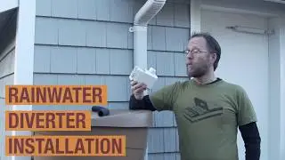 Rainwater Harvesting with a Downspout Diverter