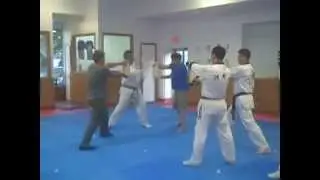Buzz Kanter Hand Breaks Taekwondo Black Belt Test