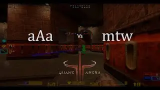 aAa vs mtw Quake 3 Arena CTF q3ctf2 2003-08-16