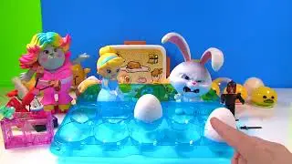 EGGED ON Egg Roulette Messy Fun Food Challenge Trolls Cinderella Family Game Night