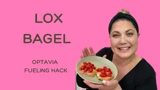 FUELING HACK // LOX BAGEL USING MASHED POTATOES // OPTAVIA 5 AND 1 PLAN // #STACESHEALTHJOURNEY