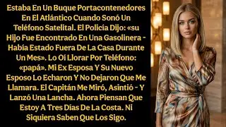 Estaba en un buque portacontenedores en el Atlántico cuando sonó un teléfono satelital...