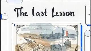 Class 12 English- The Last Lesson(Animated Hindi Lecture)