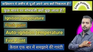 Ignition temperature | Flash Point | Fire Point | Auto ignition temperature | Chemistry | Combustion