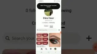 How to delete photo from pinterest..#pinterest #vediodeleting
