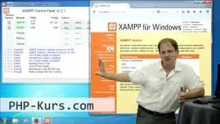 XAMPP installieren unter Windows 7 + Startprobleme - http://www.PHP-Kurs.com