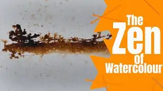 The Zen of creative expression that You can do . Easy Impressionist Landscape Watercolor Painting.