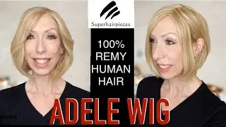 SUPERHAIRPIECES ADELE HUMAN HAIR WIG WITH LACE FRONT AND MONO SILK TOP | Affordable Luxury
