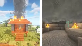 Minecraft with Super Realistic Smoke!