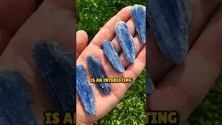 The story of black & blue Kyanite crystal #shorts