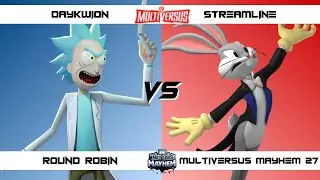 MultiVersus Mayhem 27 Daykwion (Finn, Rick) vs Streamline (Bugs, Batman) MultiVersus Tournament