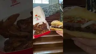 Chicken wings & smashed cheese burger combo, dijamin kenyang nyang nyang!