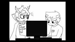 Karkat & Eridan Rage Quit - Slender (roosterteeth)