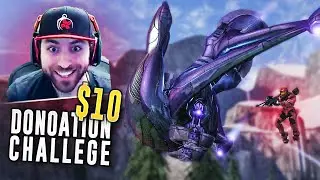 NADED CRUSHES THIS $10 DONO CHALLENGE! - Halo Twitch Clips & Funny Moments #63