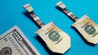 How to make Dollar Origami Guitar | Dollar Origami Guitar Tutorial