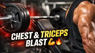 &ldquo;CHEST & TRICEPS BLAST 💪 | Heavy Drop Sets + Full Gym Pump!&rdquo; 🏋️