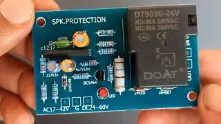 Making a Mono Speaker Protection Board using C1237 HA  IC /Malayalam
