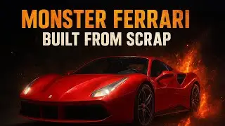 Monster Ferrari Born From Scrap &ndash; Full Build Process