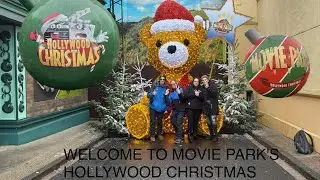Erster Movie Park Hollywood Christmas Tag vlog 