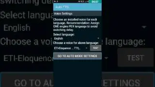 How to configure auto TTS settings |  explained easily | for blind |visually impaired
