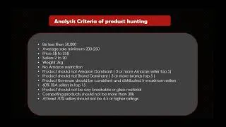 Product Hunting techniques | Product hunting methods for Amazon 2022 | product hunting criteria