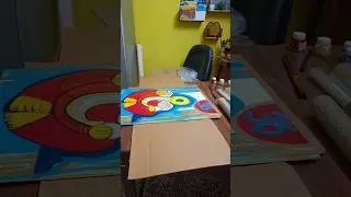 How to ship your artwork safely/ Art shipping/ Art packing / How to pack your artwork #art #shorts