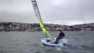 Jack after his RYA better sailing level 3 course