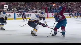 Nathan MacKinnon Scores UNBELIEVABLE Goal For Playoff Hat Trick!