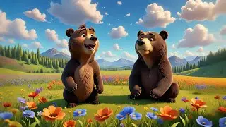 Two Little Bears Learn Loud and Quiet | Sound Awareness Song for Kids | Rhymes and Educational Songs
