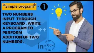 #cprogramming : Addition of two numbers in 60sec... Very simple program.#addtwonumbers #cexamples