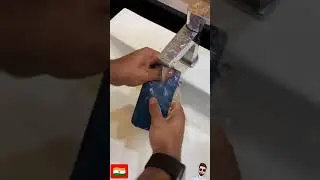 Iphone 12 pro wash💦 | iphone पानी मे धो डाला😁🍎 #Shorts #iphone #wash