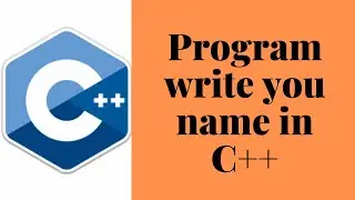 program to print your name on visual studio