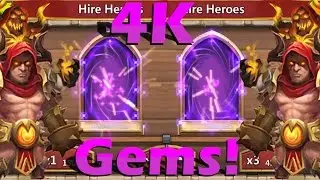 Castle Clash Lucky 4k Gem Rolling For Grimfiend
