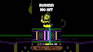 Rudinn No Hit | UNDERTALE Don't Forget |  #undertale #fyp #shorts